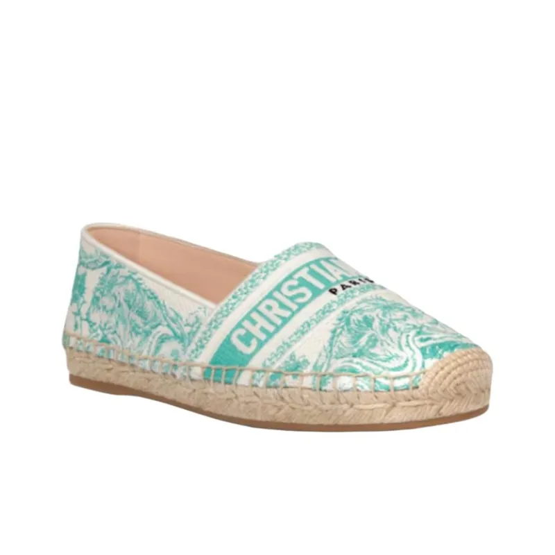 DIOR DIORIVIERA Espadrilles Women's Mint Green-3
