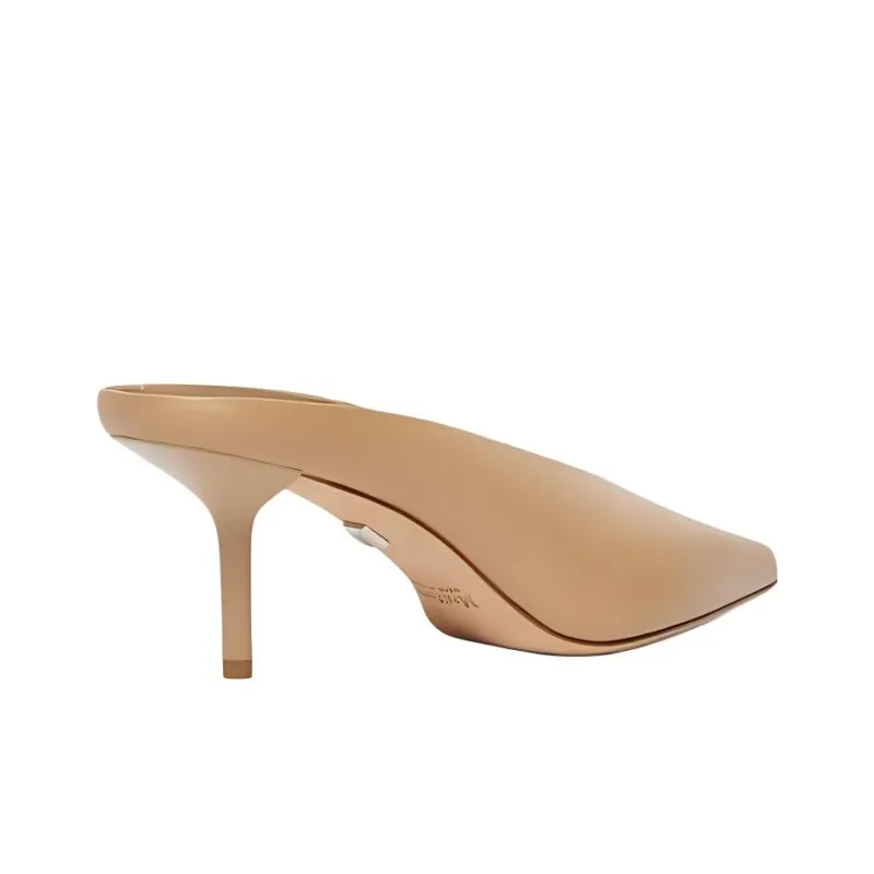 MaxMara Closed Toe Slippers 6.5cm Women's Beige-3