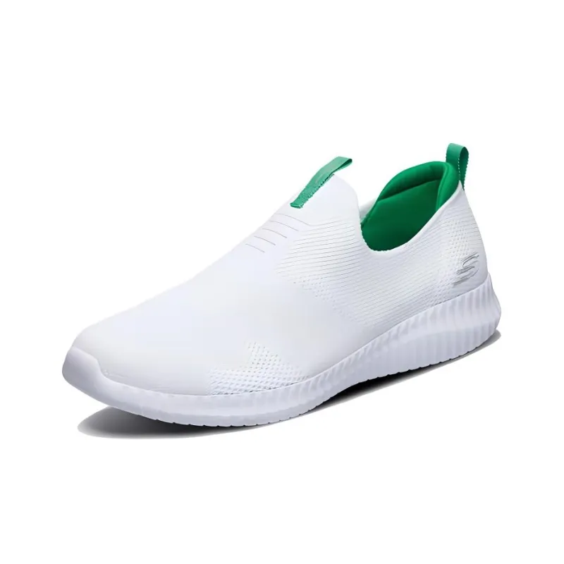 Skechers Elite Fle Cushioning Wear-Resistant Low-Top Casual Shoes Men's White-2
