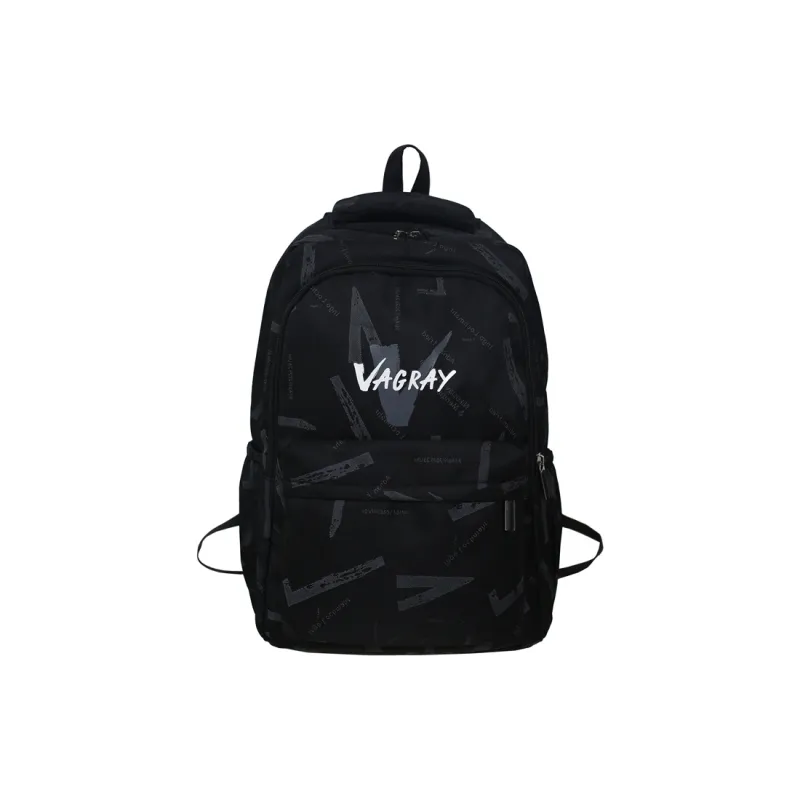 Huangmu Nylon Backpack Regular Unisex Yellow/Blue/Black-4