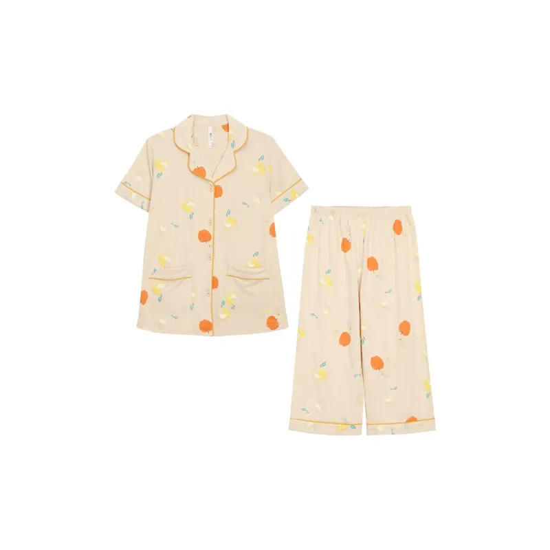 Red Beans At Home Pajama Set Women's-1