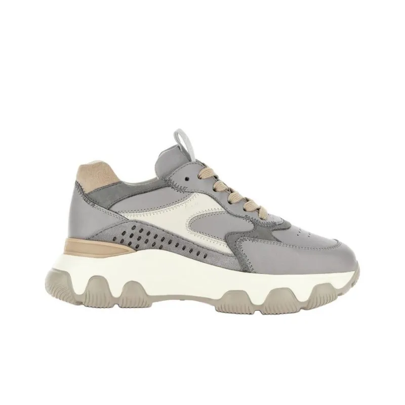 HOGAN Hyperactive Low-Top Casual Shoes Women's Gray-1