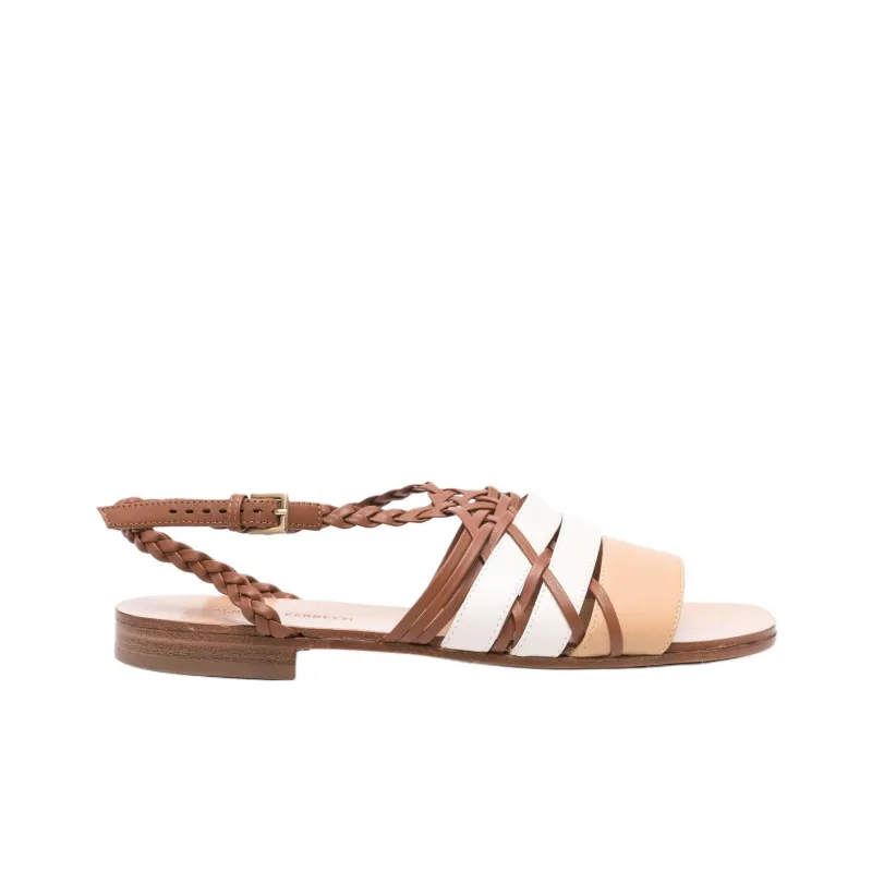 ALBERTA FERRETTI Maxi Strap Sandals Women's Brown-1
