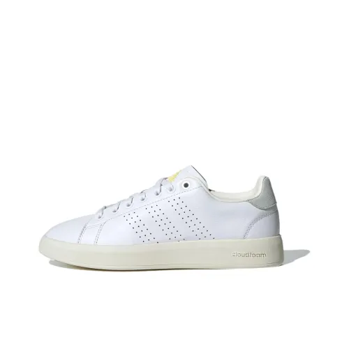 Adidas ADVANTAGE PREMIUM Durable Breathable Low-Top Skateboard Shoes Women's White