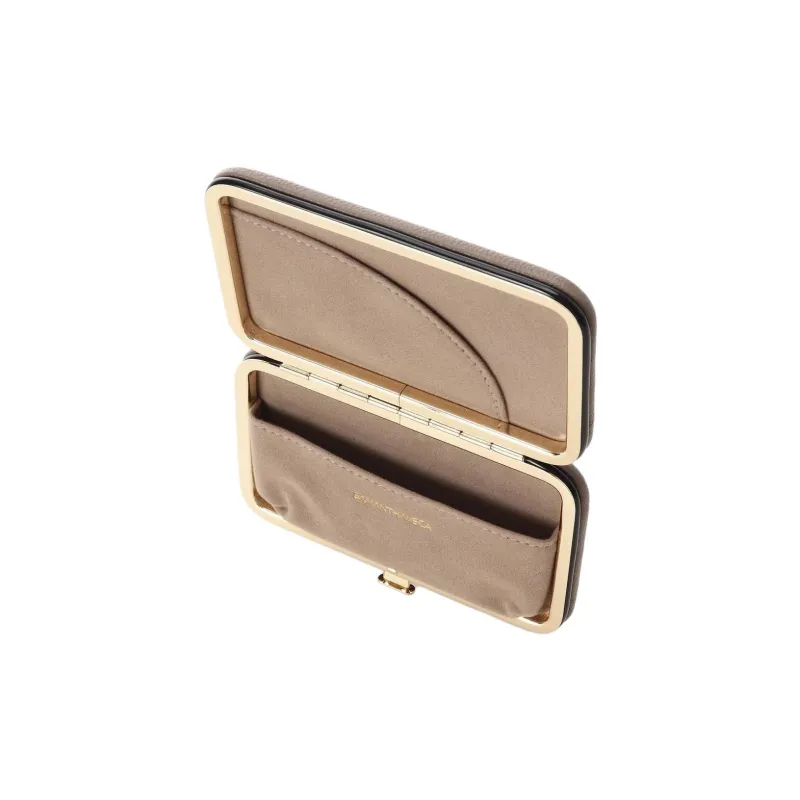 SAMANTHA THAVASA Synthetic Leather Card Holder Women's Plain Fabric Color-4