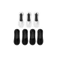 7-Pack (4 Black+3 White)