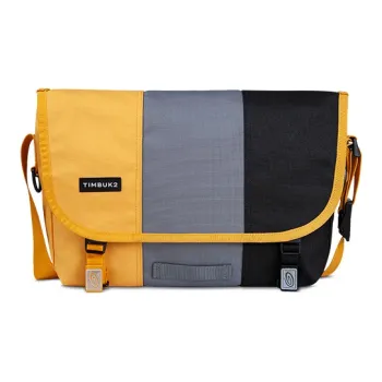 Timbuk2 Polyester Crossbody Bag Unisex Eco Friendly Fabric Vibrant Orange/Gunmetal Grey/Black