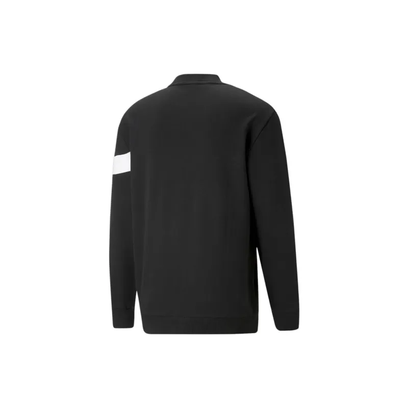 PUMA Soccer King Top Crew Sweatshirt Men's Black White-1