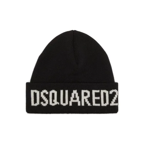 DSQUARED2 Intarsia-logo Wool Beanie