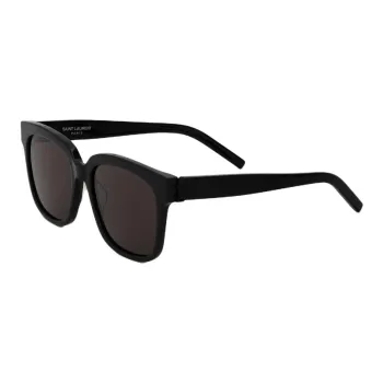 SAINT LAURENT Metal Round Sunglasses Women's Black