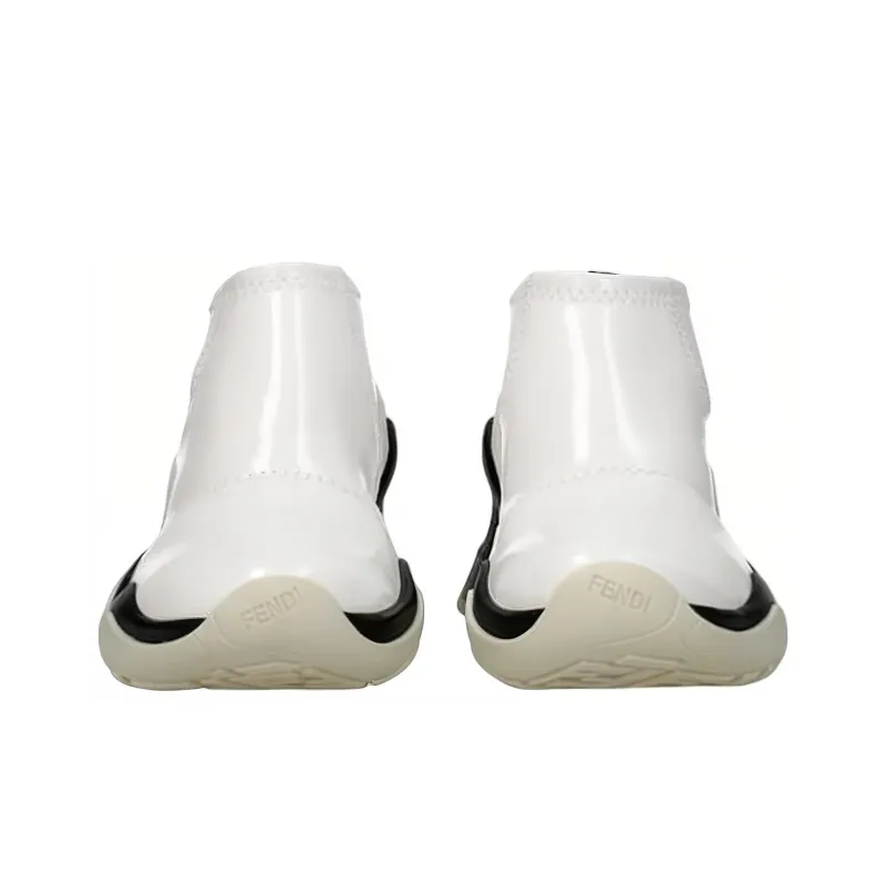 FENDI Women's FFluid High 'Glossy White'-3