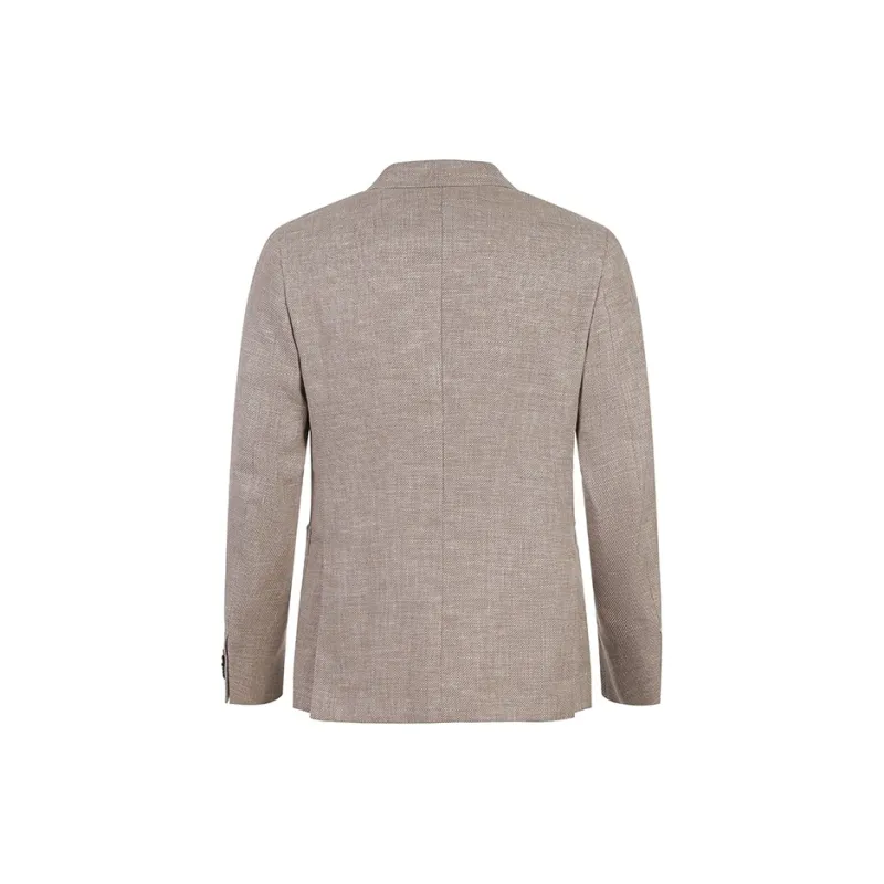 Zegna SS24 Business Suit Coat Men's Brown-1