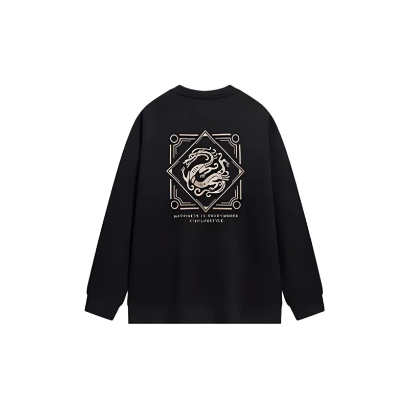 XTEP x China Post Sweatshirt Men's Jet Black-1