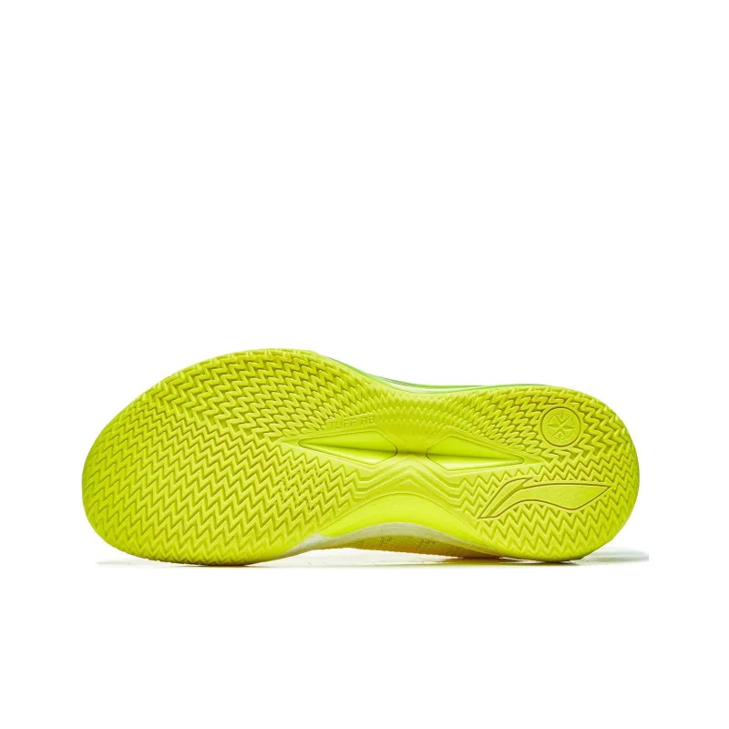 LiNing Blade 4V2 Cushioning Slip Resistant Support Lightweight Rebound Low Top Basketball Shoes Men's Yellow-6