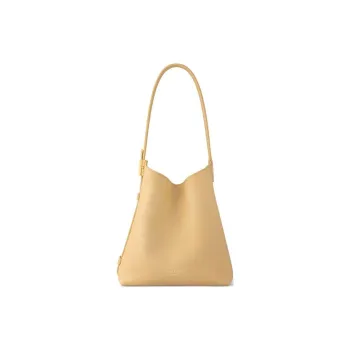 LOUIS VUITTON Leather Handbag Shoulder Bag Small Size Women's Yellow