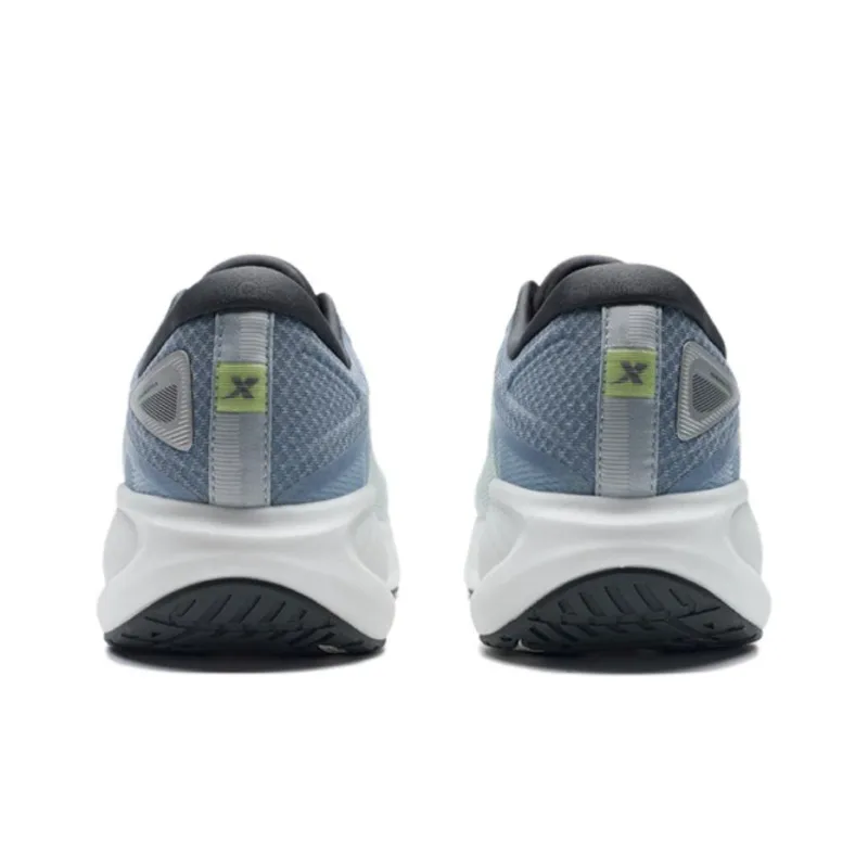 XTEP Cushioning Rebound Low-Top Running Shoes Men's White Blue Green-3