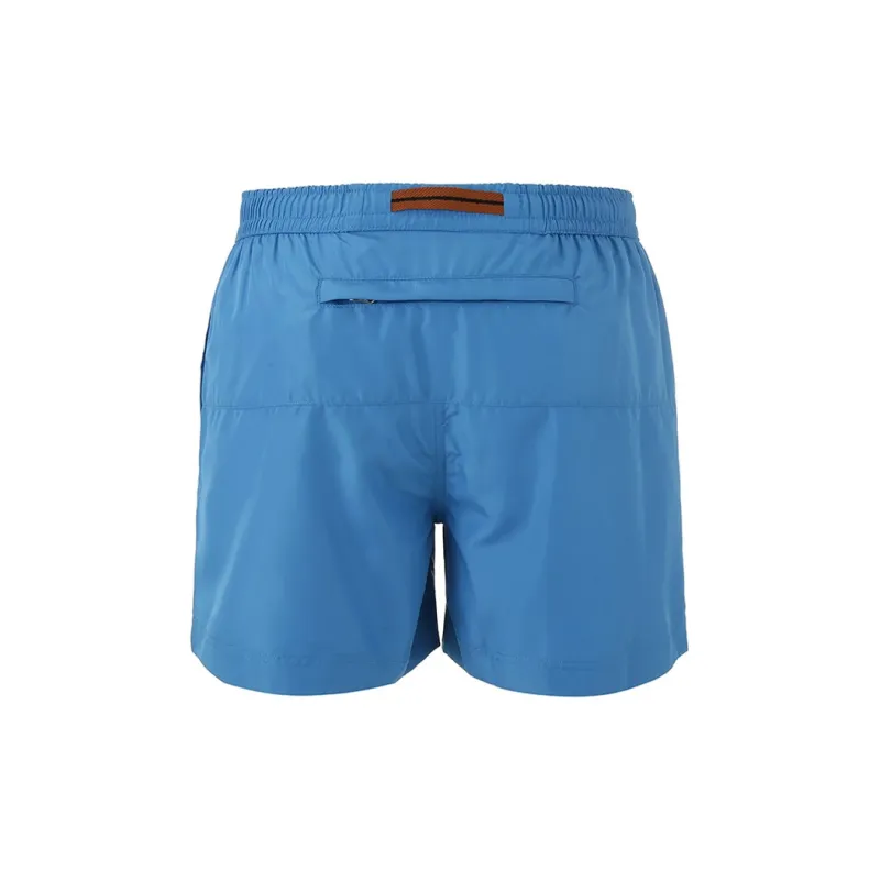 Zegna SS24 Beach Shorts Men's Sea Blue-1