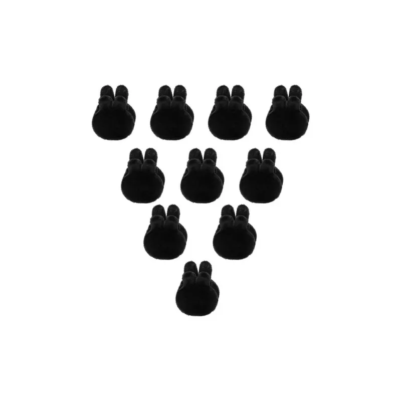 HANYUDIE Plush Hair Clips Women's-3