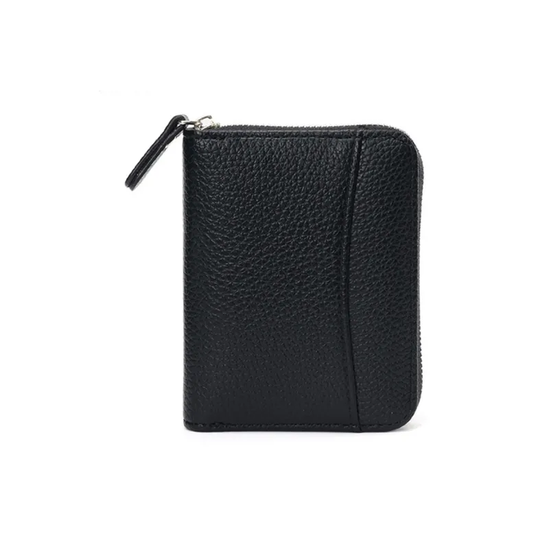 HAWA PU Card Holder Regular Unisex Black/Brown/Green/Red/Apricot/Blue/Gray/Purple-0