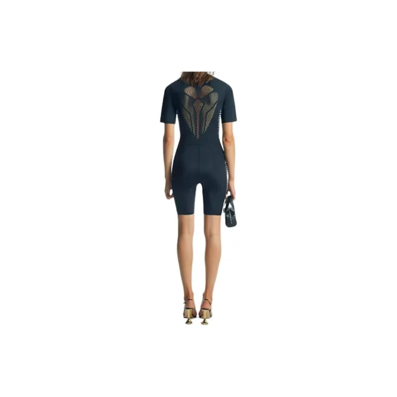 COPERNI X PUMA Rubberised-Logo Round-Neck Playsuit-1