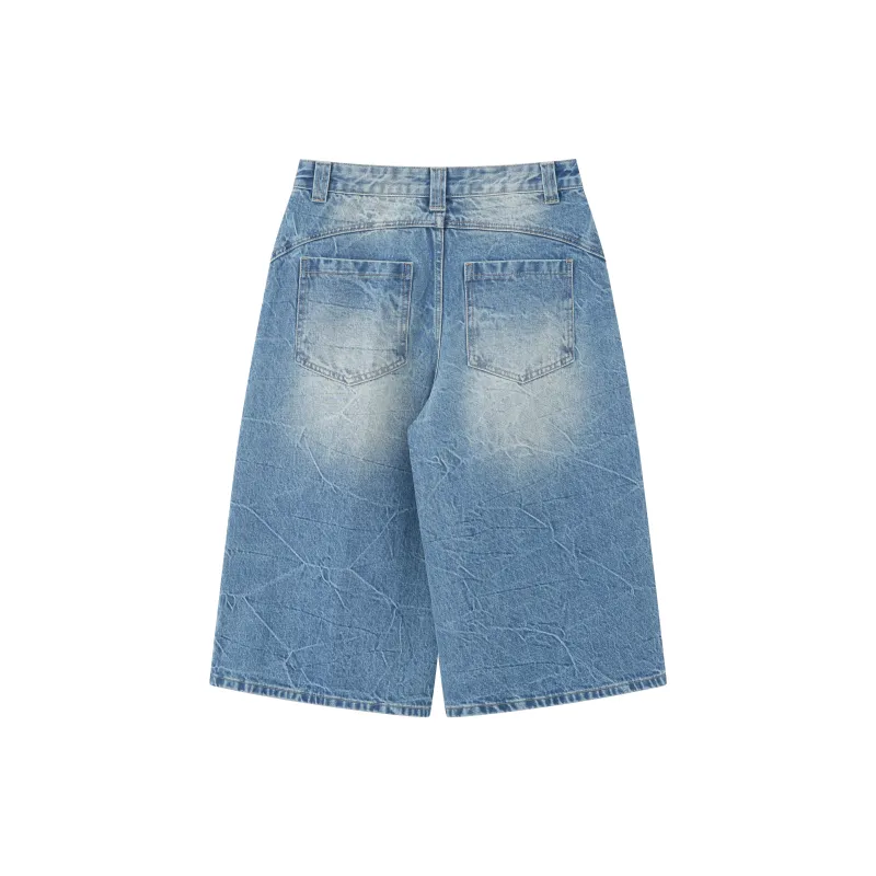 RUNTOTHEFUTURE Denim Shorts Women's Frost Blue-1