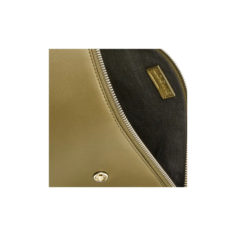 LOEWE Anton Sling Soft Smooth Calfskin Sling Bag Men's Olive Green-3