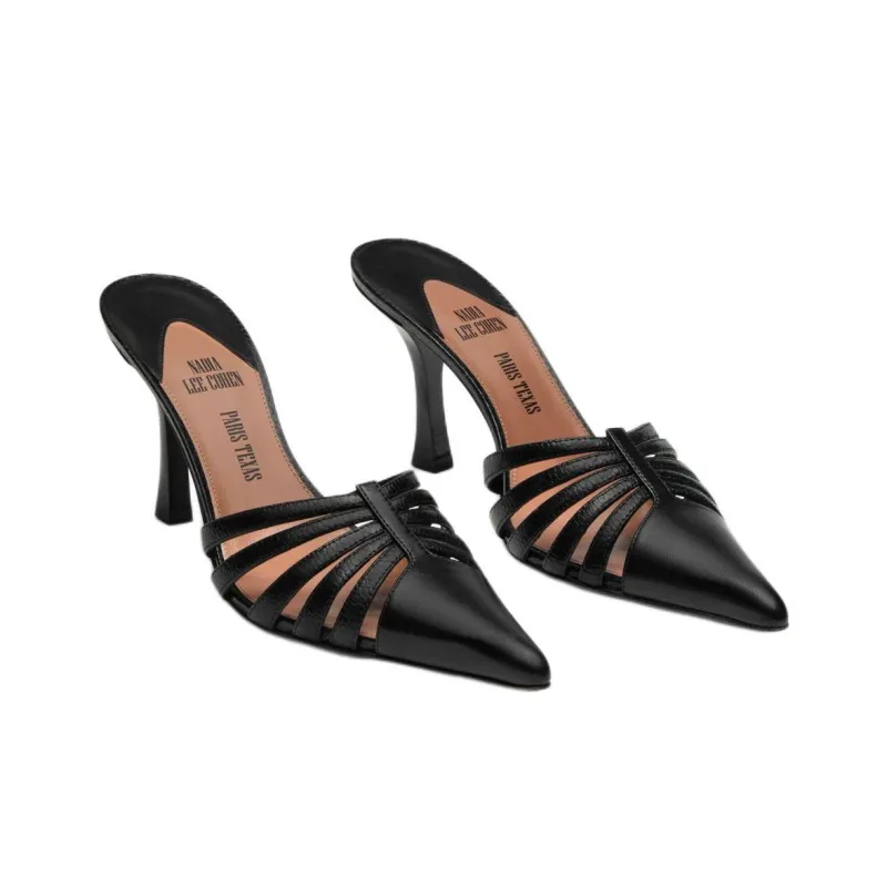 Paris Texas 80mm Nadia Mules Women's-2