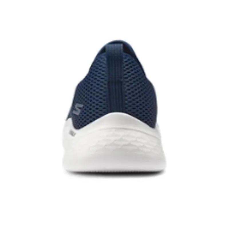 Skechers Cushioned Wear Resistant Breathable Lightweight Low Top Casual Shoes Men's Blue White-3