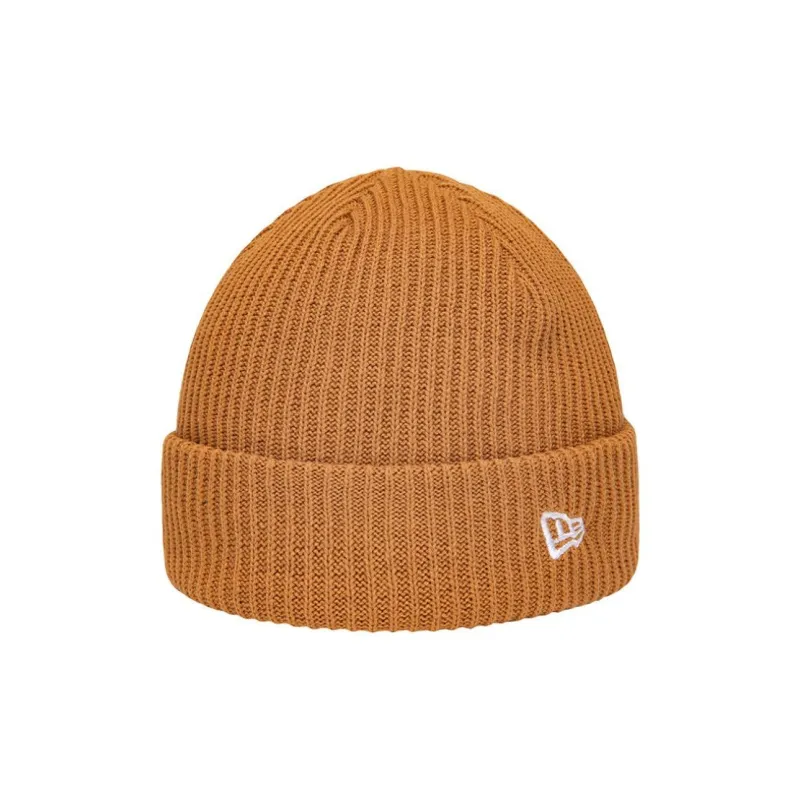 New Era Cotton Acrylic Beanies Unisex Brown-1