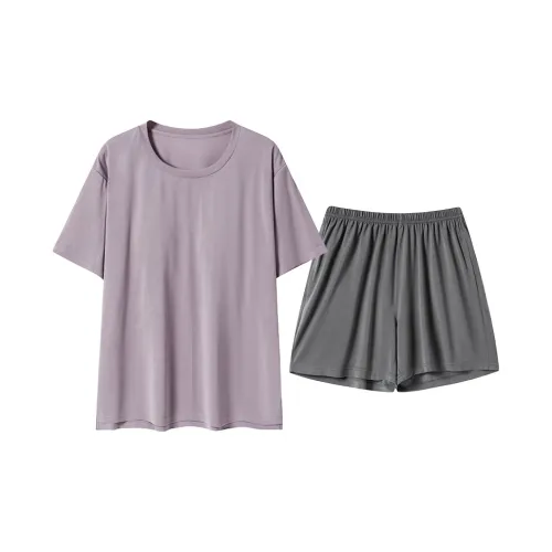 Close-fitting Areas Pajama Set Women's