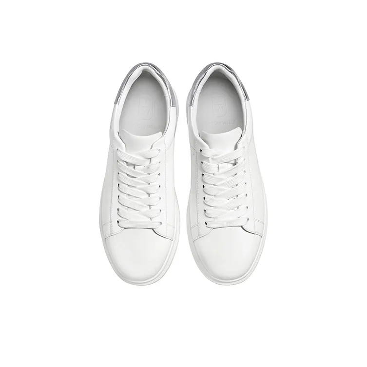 Milan sandal in white leather