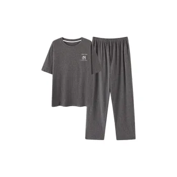 Mulong Family Pajama Set Men's Heather Gray