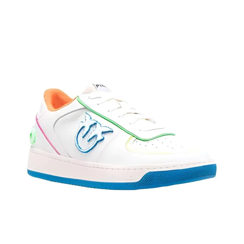 PINKO Bondy 1 Low-Top Stylish Skateboarding Shoes Women's White-2