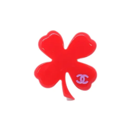 CHANEL Pre-Owned 2004 Clover CC Brooch Pin