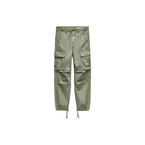 ZARA ZW Series Cargo Pants Women's Khaki