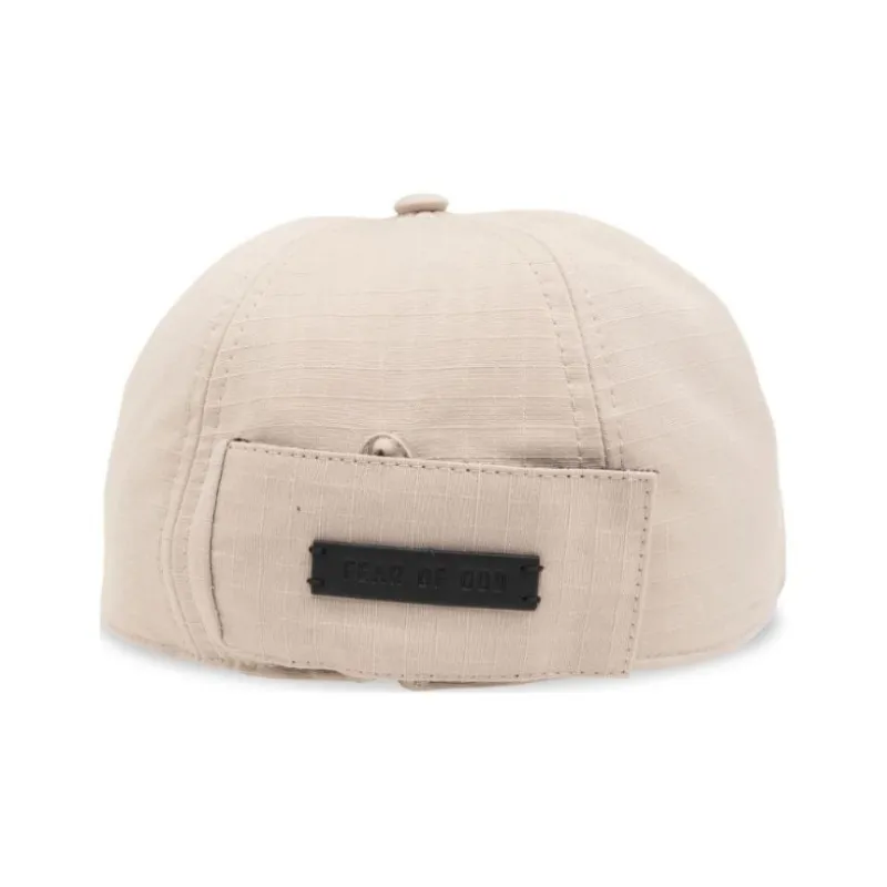 Fear Of God Logo appliqué Cotton Cap-1