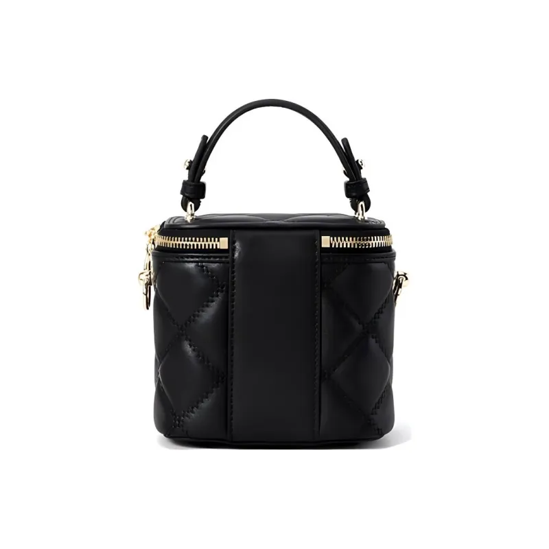 Why Cow Leather Shoulder Bag, Crossbody Bag, Handbag Mini Women's White/Black/Hyacinth Purple-11