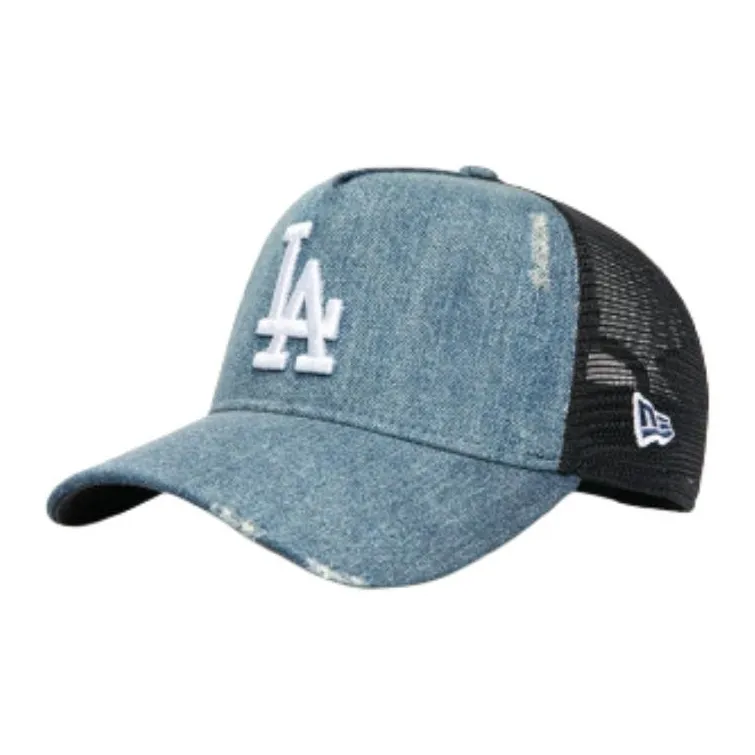 New Era Cotton Baseball Caps Unisex Denim-0
