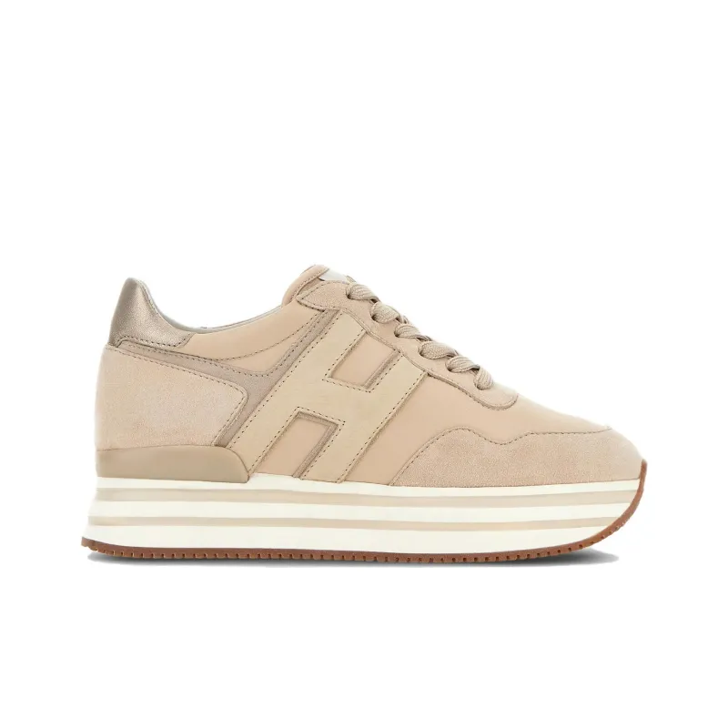 HOGAN H483 Midi Platform Round Toe Sneakers Women's-1