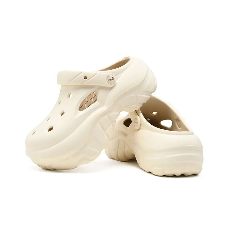 EXULL Q Clogs Women's Beige Yellow-3