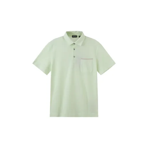 Ermenegildo Zegna Polo Shirts Men Verdant Green