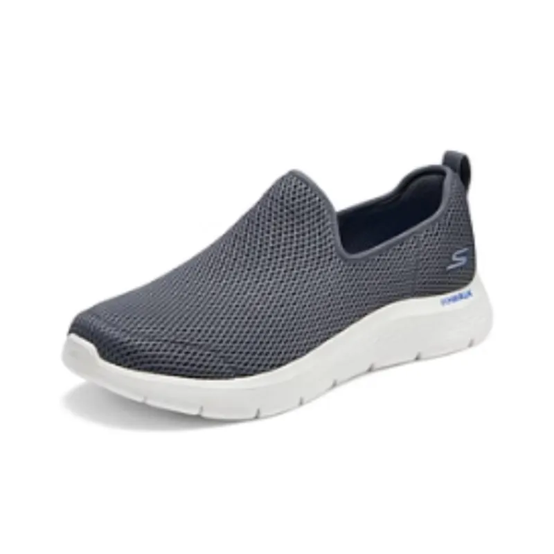 Skechers Breathable Low Top Casual Shoes Men's Gray-3