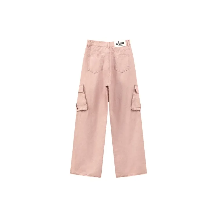 CHUU Casual Pants Women's Pink-1