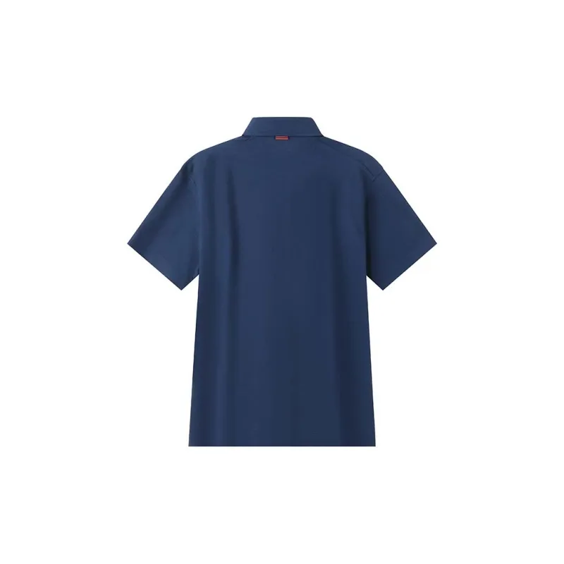 Zegna SS24 Polo Shirt Men's Workwear Blue-1