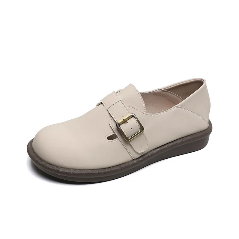 Casual Loafers Unlined Shoes 3CM Height Women's-2