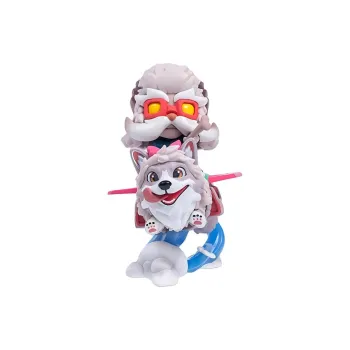 LEAGUE OF LEGENDS Corgi Dazzling Color Edition This Item Is Not A Silver Fox. Chibi Figures