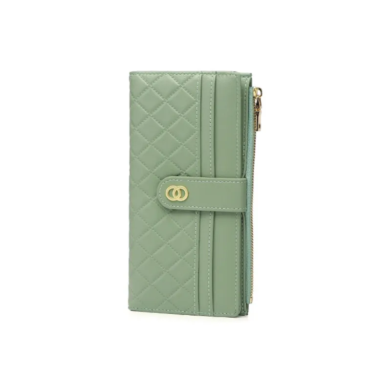 HAWA Artificial Leather Clutch Regular Women's Red/Light Gray/Green/Pink/Apricot-3
