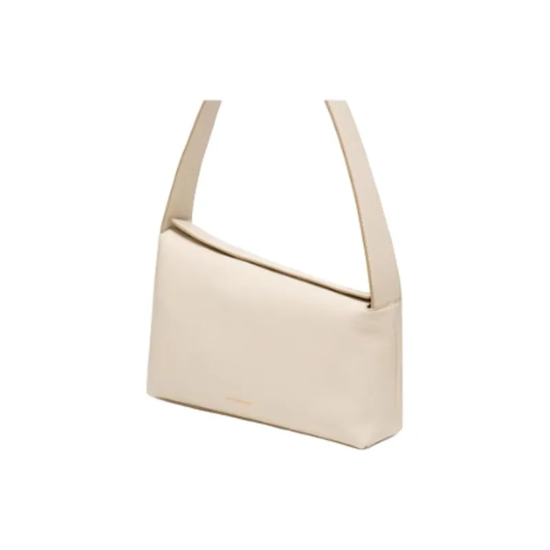 SAM EDELMAN Cow Leather Handbag Shoulder Bag Medium Size Women's White/Brown-1