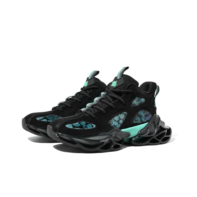 DAFK Height Increasing Slip-Resistant High-Top Chunky Sneakers Men's-9