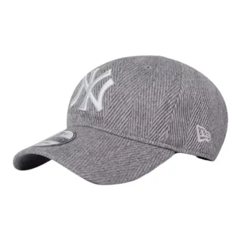 New Era Polyester, Wool Baseball Caps Unisex Gray
